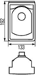 STOP SPATE HELLA 2SB 008 805-201 - Compatibil cu FENDT