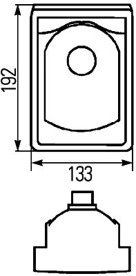 STOP SPATE HELLA 2SB 008 805-201 - Compatibil cu FENDT