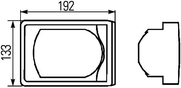 STOP SPATE HELLA 2SB 345 982-001 - Piesa auto compatibila cu mai multe marci