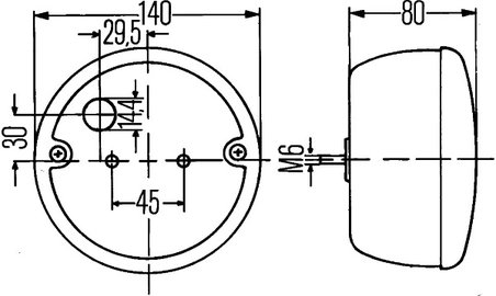 STOP SPATE HELLA 2SD 001 685-231 - Piesa auto compatibila cu mai multe marci