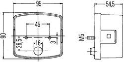 STOP SPATE HELLA 2SD 002 776-231 - Compatibil cu FENDT
