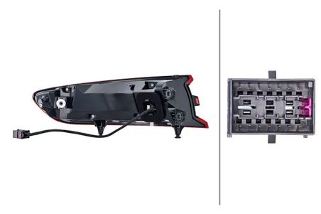 STOP SPATE HELLA 2SD 011 499-161 - Compatibil cu PORSCHE