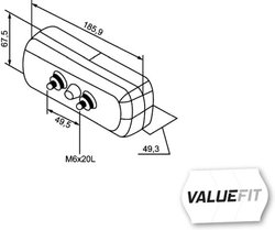 STOP SPATE HELLA 2SD 357 033-001 - Piesa auto compatibila cu mai multe marci