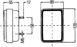 STOP SPATE HELLA 2SD 997 131-051 - Piesa auto compatibila cu mai multe marci