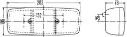 STOP SPATE HELLA 2SE 001 699-071 - Compatibil cu IVECO, MAGIRUS-DEUTZ, MERCEDES-BENZ