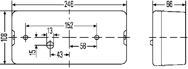 STOP SPATE HELLA 2SE 007 547-011 - Piesa auto compatibila cu mai multe marci