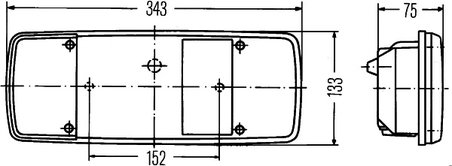 STOP SPATE HELLA 2SK 003 567-321 - Piesa auto compatibila cu mai multe marci