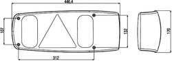 STOP SPATE HELLA 2VA 007 502-011 - Piesa auto compatibila cu mai multe marci