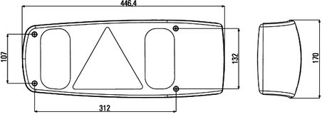 STOP SPATE HELLA 2VA 007 502-011 - Piesa auto compatibila cu mai multe marci