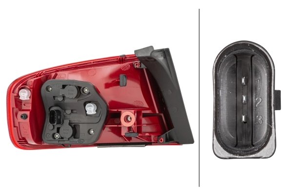 STOP SPATE HELLA 2VA 009 686-101 - Compatibil cu AUDI