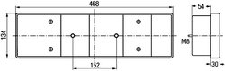 STOP SPATE HELLA 2VD 008 204-131 - Compatibil cu VW