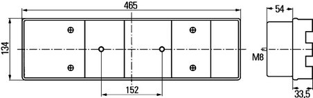 STOP SPATE HELLA 2VP 008 204-081 - Compatibil cu MERCEDES-BENZ