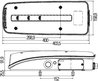 STOP SPATE HELLA 2VP 012 381-021 - Compatibil cu MAN, VW