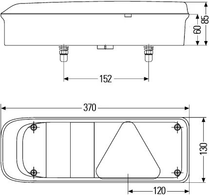 STOP SPATE HELLA 2VP 340 930-021 - Piesa auto compatibila cu mai multe marci