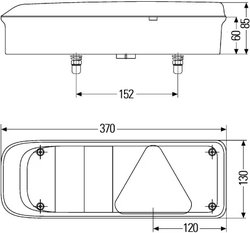 STOP SPATE HELLA 2VP 340 932-011 - Piesa auto compatibila cu mai multe marci