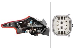 STOP SPATE HELLA 2VP 354 828-081 - Compatibil cu FORD