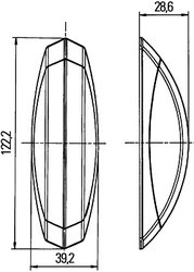 Luminca de clarificare HELLA 2XS 008 479-071