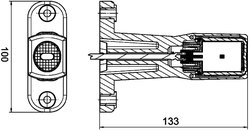 LUMINCA DE CLARIFICARE HELLA 2XS 011 768-011 - Piesa auto compatibila cu mai multe marci