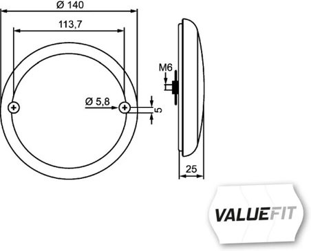LAMPA MERS INAPOI HELLA 2ZR 357 026-041 - Piesa auto compatibila cu mai multe marci