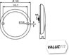 LAMPA MERS INAPOI HELLA 2ZR 357 026-041 - Piesa auto compatibila cu mai multe marci