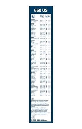 LAMELA STERGATOR BOSCH 3 397 004 593 - Compatibil cu ACURA, CHRYSLER, CITROEN, FIAT, HONDA, HYUNDAI, INFINITI, KIA, LANCIA, LEXU
