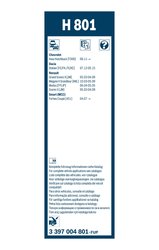 LAMELA STERGATOR BOSCH 3 397 004 801 - Compatibil cu CHEVROLET, DACIA, RENAULT, SMART