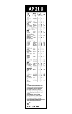 LAMELA STERGATOR BOSCH 3 397 006 834 - Compatibil cu AUDI, BENTLEY, BMW, CADILLAC, CHEVROLET, FORD, FORD USA, LAND ROVER, LAND R