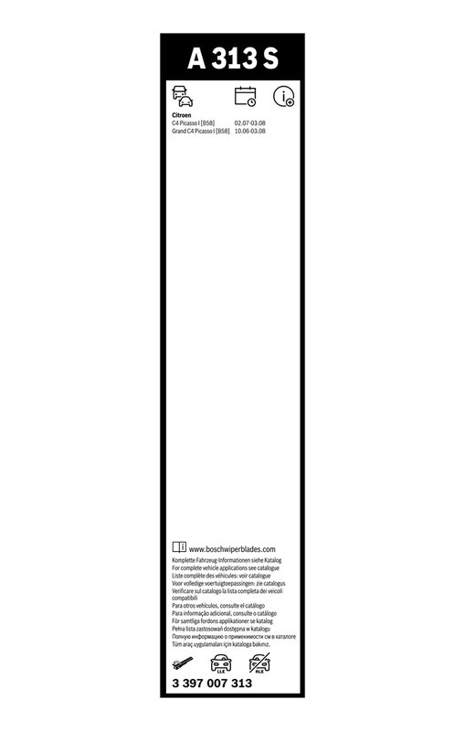 LAMELA STERGATOR BOSCH 3 397 007 313 - Compatibil cu CITROEN