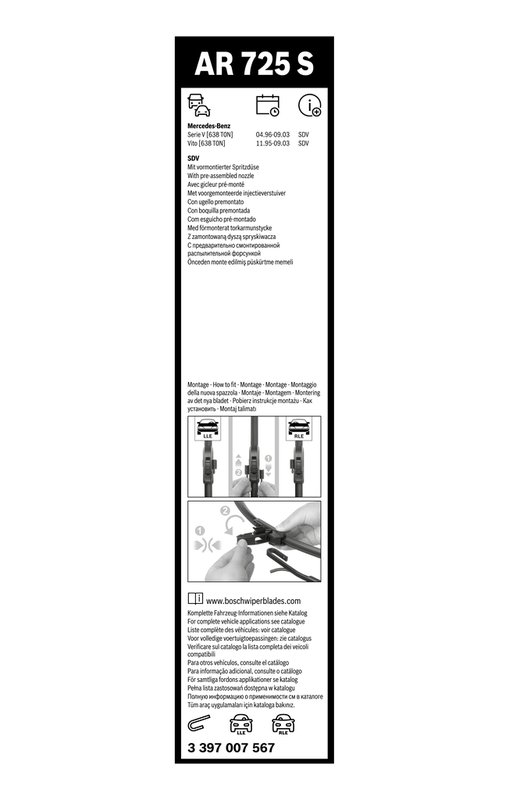 LAMELA STERGATOR BOSCH 3 397 007 567 - Compatibil cu MERCEDES-BENZ