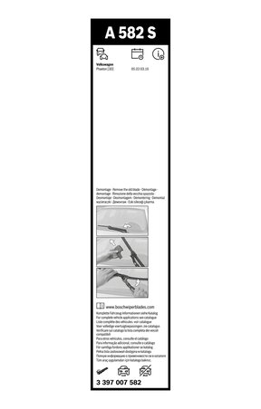 LAMELA STERGATOR BOSCH 3 397 007 582 - Compatibil cu VW