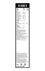 LAMELA STERGATOR BOSCH 3 397 007 638 - Compatibil cu AUDI, HONGQI, LAND ROVER, LAND ROVER (CHERY), PORSCHE, SEAT, SKODA, TESLA, 
