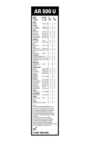 LAMELA STERGATOR BOSCH 3 397 008 935 - Compatibil cu ALFA ROMEO, ALPINA, AUDI, BMW, BRILLIANCE, CADILLAC, CHERY, CHEVROLET, CHRY