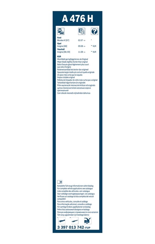 LAMELA STERGATOR BOSCH 3 397 013 742 - Compatibil cu FORD, FORD AUSTRALIA, OPEL, VAUXHALL