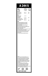 Lamela stergator BOSCH 3 397 014 244