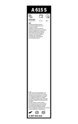 LAMELA STERGATOR BOSCH 3 397 014 615 - Compatibil cu MERCEDES-BENZ
