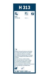 Lamela stergator BOSCH 3 397 015 193