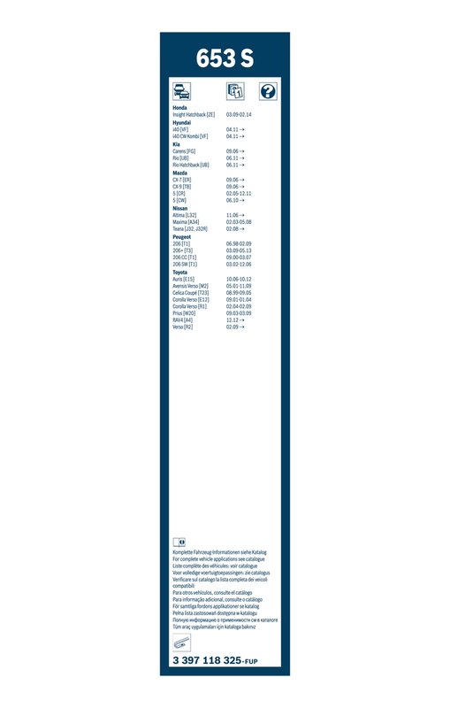 LAMELA STERGATOR BOSCH 3 397 118 325 - Compatibil cu ACURA, CHEVROLET, HONDA, HYUNDAI, INFINITI, IRAN KHODRO, KIA, MASERATI, MAZ
