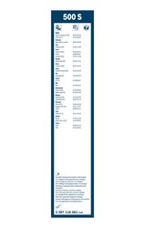 Lamela stergator BOSCH 3 397 118 561