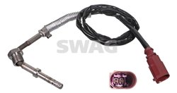 SENZOR TEMPERATURA GAZE EVACUARE SWAG 30 10 0844 - Compatibil cu AUDI, VW