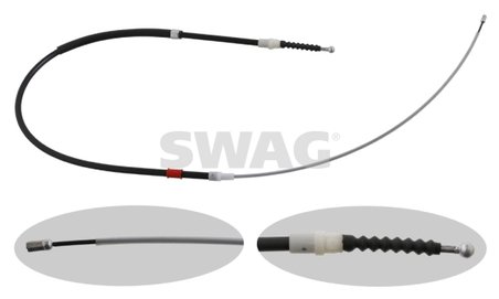 CABLU FRANA DE MANA SWAG 30 93 0766 - Compatibil cu VW