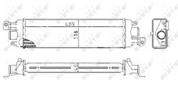 INTERCOOLER NRF 30038 - Compatibil cu FIAT