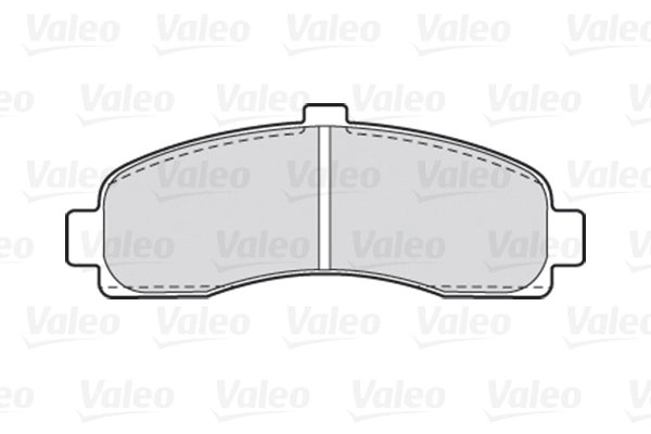 SET PLACUTE FRANA VALEO 301014 - Compatibil cu NISSAN