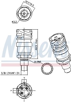 Comutator presiune aer conditionat Nissens 301028