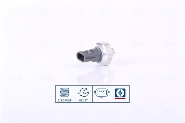 COMUTATOR PRESIUNE AER CONDITIONAT NISSENS 301038 - Compatibil cu DACIA, FIAT, MITSUBISHI, NISSAN, OPEL, RENAULT, VAUXHALL