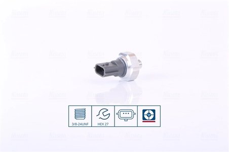 COMUTATOR PRESIUNE AER CONDITIONAT NISSENS 301038 - Compatibil cu DACIA, FIAT, MITSUBISHI, NISSAN, OPEL, RENAULT, VAUXHALL