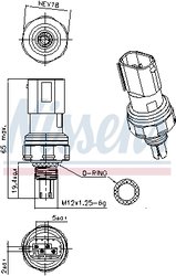 COMUTATOR PRESIUNE AER CONDITIONAT NISSENS 301140 - Compatibil cu TESLA