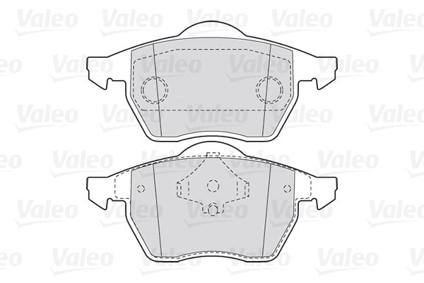 Set placute frana Valeo 301355