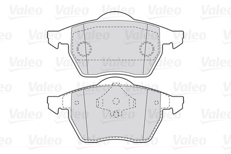 Set placute frana Valeo 301355