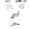 CATALIZATOR AS 30216 - Compatibil cu DACIA, NISSAN, RENAULT
