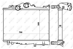 INTERCOOLER NRF 30229 - Compatibil cu MERCEDES-BENZ